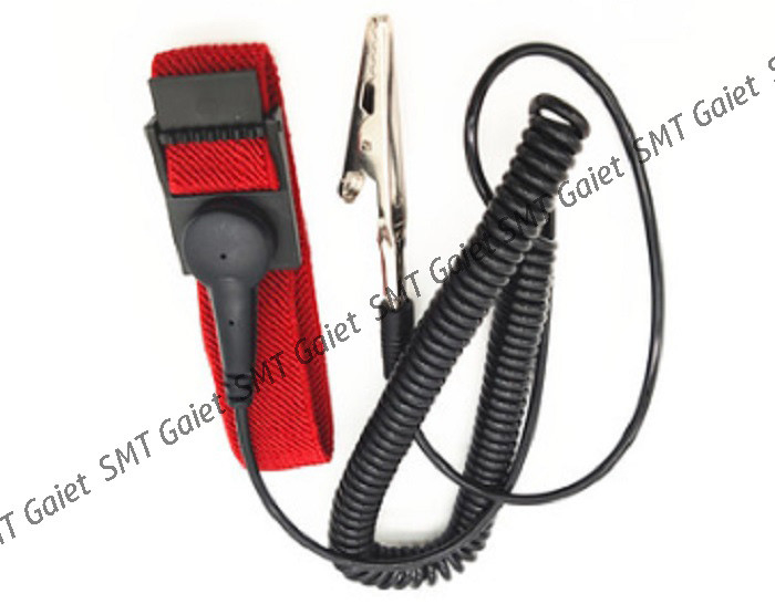 Red Esd Wrist Strap Stretching About 2.5M Anti Static 0